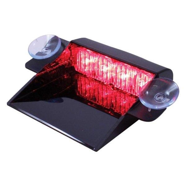 United Pacific® - Suction Cup Mount Red LED Dash Light