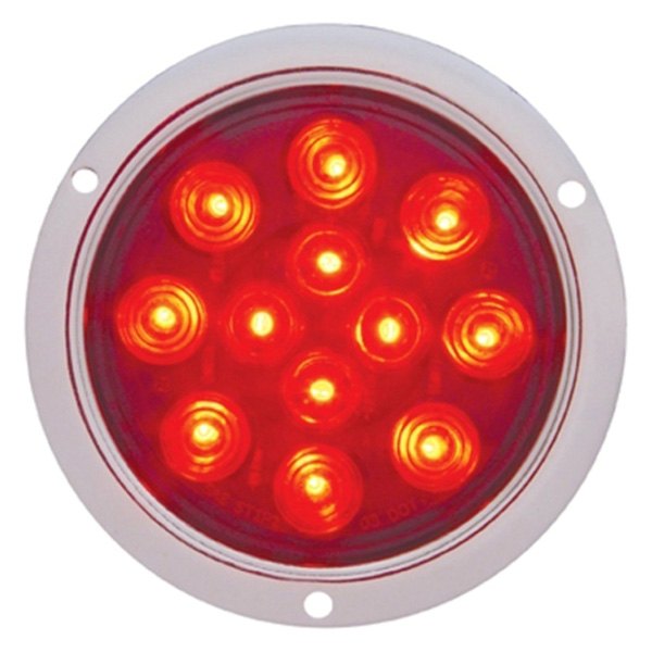 United Pacific® - 4" Red Round LED Tail Light
