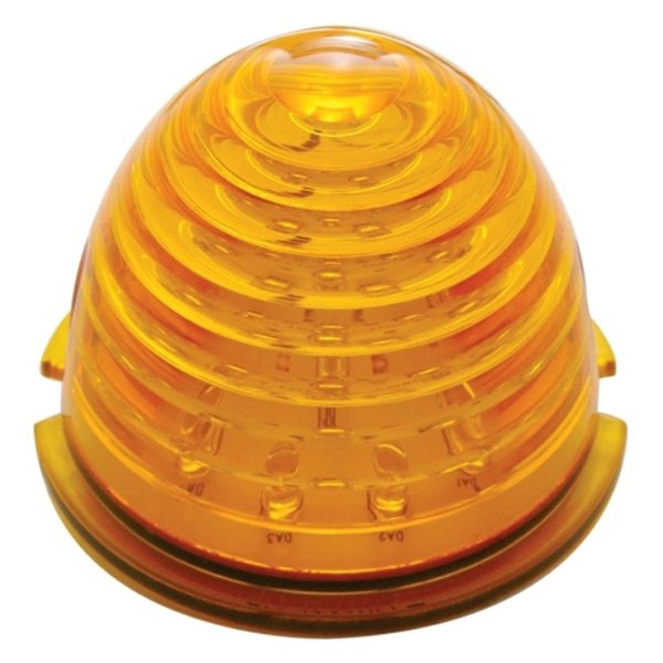 United Pacific® - Beehive Style Round Amber LED Cab Roof Light