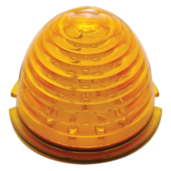 United Pacific® - Beehive Style Round Amber LED Cab Roof Light