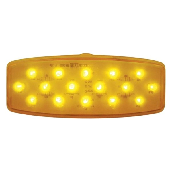 United Pacific® - Retro Rectangular Amber LED Side Marker Light