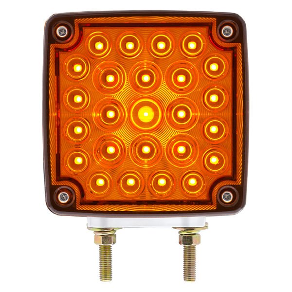 United Pacific® - Passenger Side Double Face Square Stud Mount LED Turn Signal Light