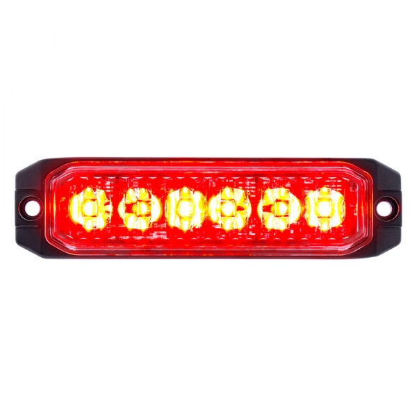 United Pacific® - 4.3" Competition Series Bolt-On Mount Red LED Strobe Light