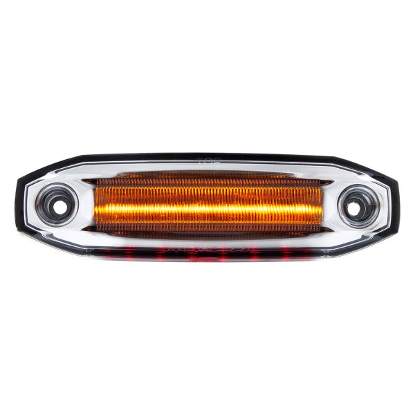 United Pacific® - 5" Oval LED Clearance Marker Light with 6 Red Side LEDs