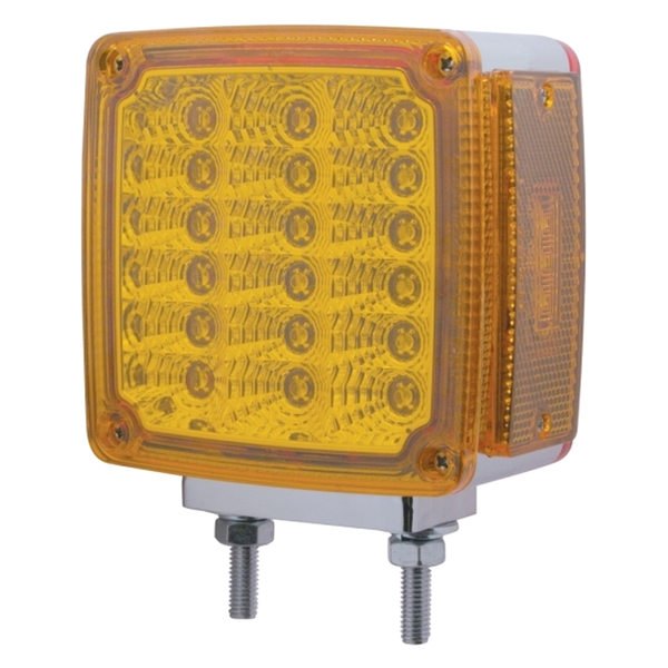 United Pacific® - Driver Side Double Face Square Stud Mount LED Turn Signal Light