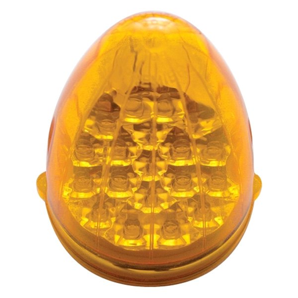 United Pacific® - Grakon 1000 3" Round Amber LED Cab Roof Light