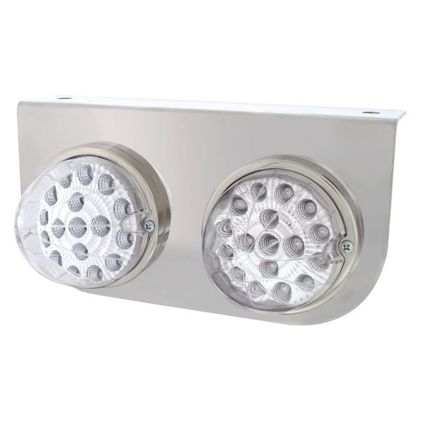 United Pacific® - LED Light Bracket with Two Reflector Lights