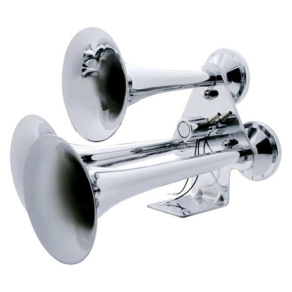 United Pacific® - 3 Trumpet Chrome Train Horn