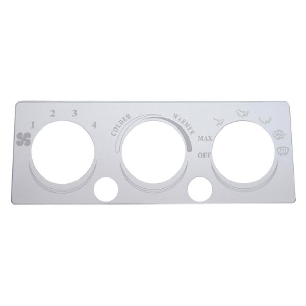 United Pacific® - Polished A/C Heater Plate