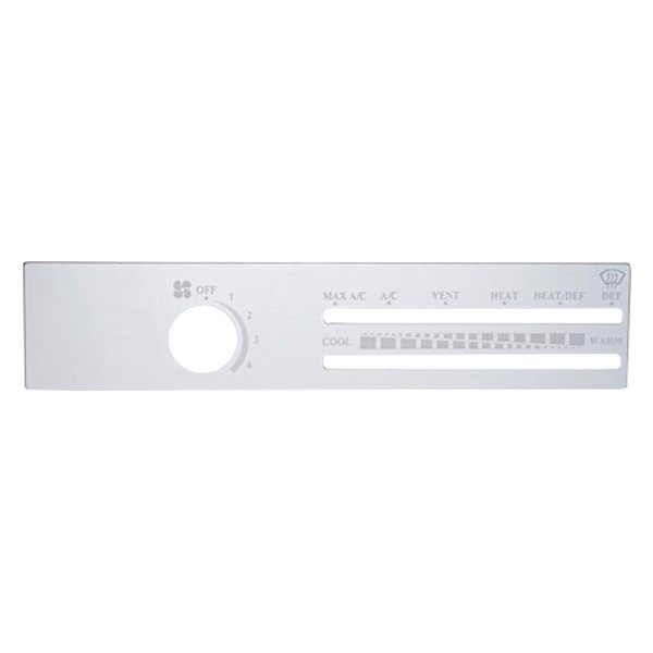 United Pacific® - Polished A/C Control Plate