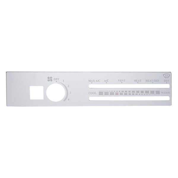United Pacific® - Polished A/C Control Plate