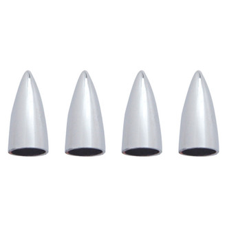 United Pacific® - Chrome Bullet Head Valve Caps