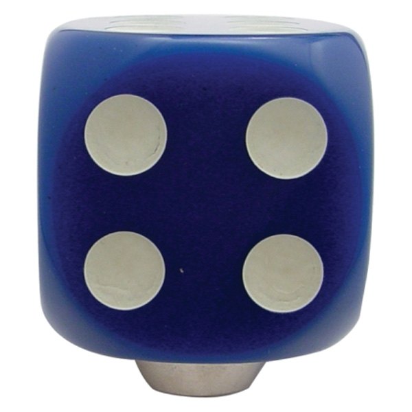 United Pacific® - Blue Dice Gearshift Knob with Glow Dots