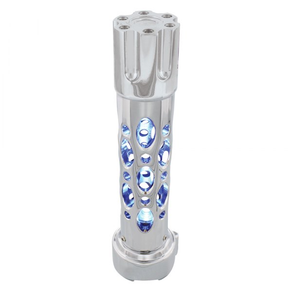 United Pacific® - Austin Chrome 9-Speed Shift Knob with High Power Blue Led