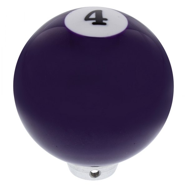 United Pacific® - Purple "4" Billiard Ball Gearshift Knob