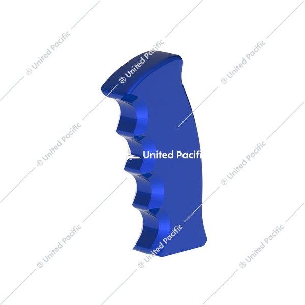 United Pacific® - Thread-On Indigo Blue Pistol Grip Gearshift Knob