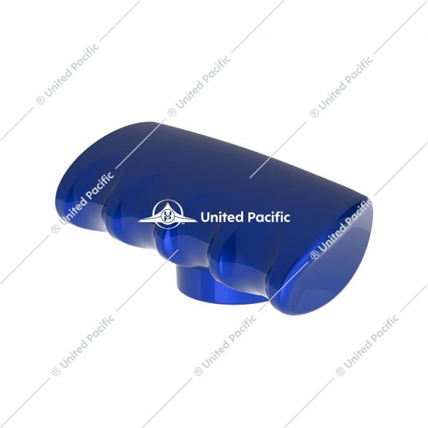 United Pacific® - Thread-On T-Shape Indigo Blue Gearshift Knob