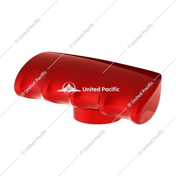 United Pacific® - Thread-On T-Shape Candy Red Gearshift Knob