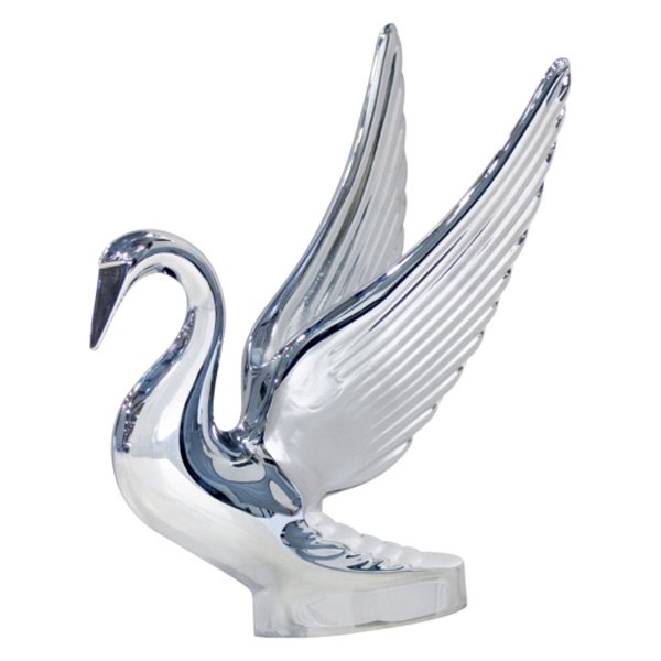 United Pacific® - "Swan" Chrome Hood Ornament Emblem