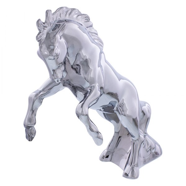 United Pacific® - Fighting Stallion Chrome Die-Cast Hood Ornament
