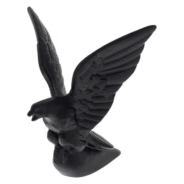 United Pacific® - American Eagle Matte Black Die-Cast Hood Ornament