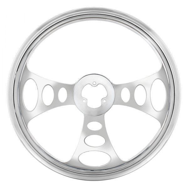 United Pacific® - Chopper Chrome Aluminum Steering Wheel