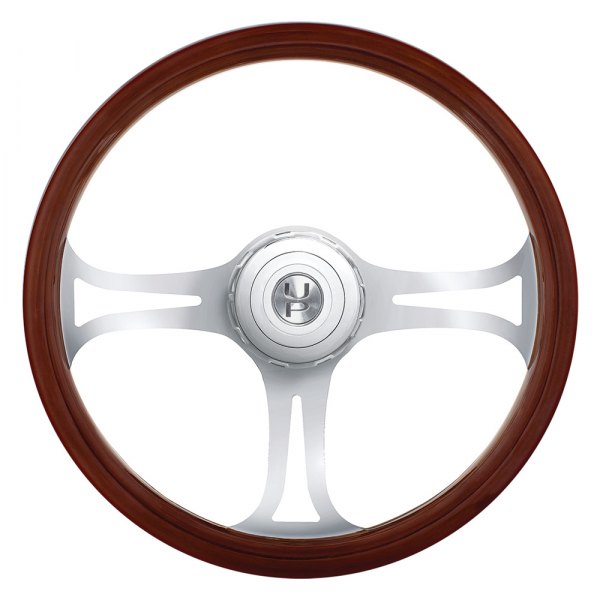 United Pacific® - Blade Wood Steering Wheel Kit