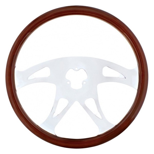 United Pacific® - Boss Style Wood Steering Wheel