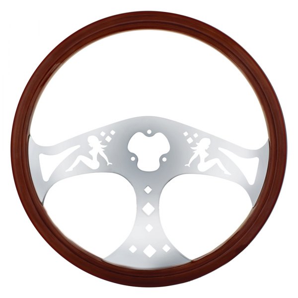 United Pacific® - Lady Style Wood Steering Wheel