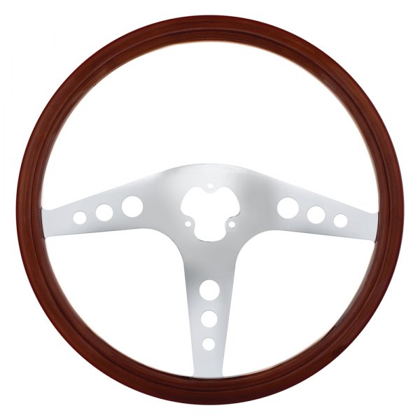 United Pacific® - GT Style Wood Steering Wheel