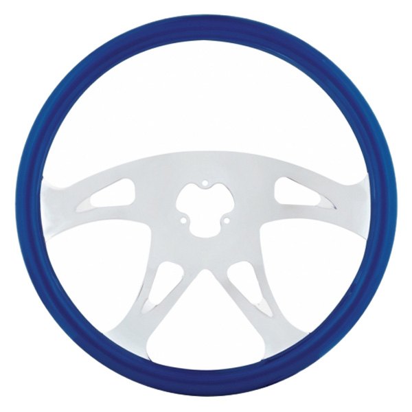 United Pacific® - Boss Style Blue Steering Wheel