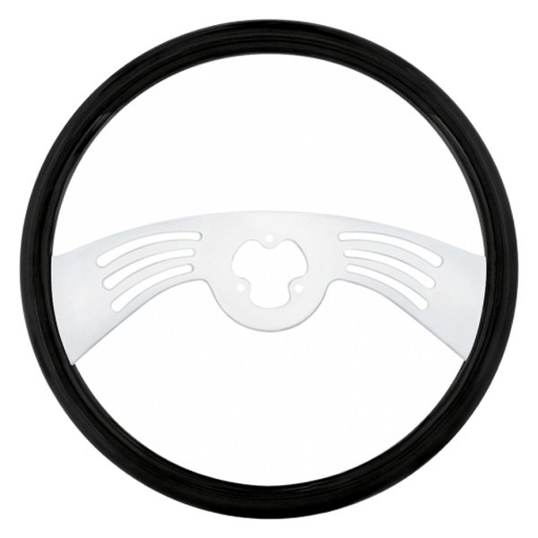United Pacific® - Carbon Black Woodgrain Steering Wheel