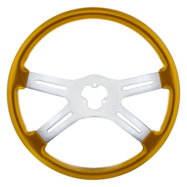 United Pacific® - Style Vibrant Electric Yellow Steering Wheel