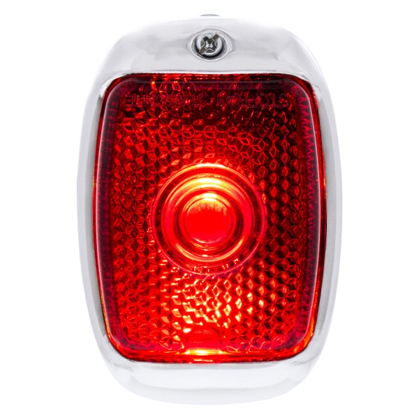 United Pacific® - Driver Side Black/Red Factory Style Tail Light, Chevy Fleetmaster