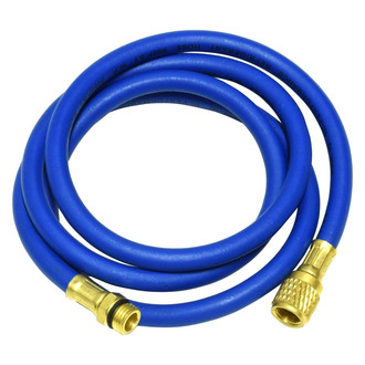 Universal Air Conditioner® - 60" Blue R-134a Charging Hose with Male 14 mm x 1/2" Acme Fittings