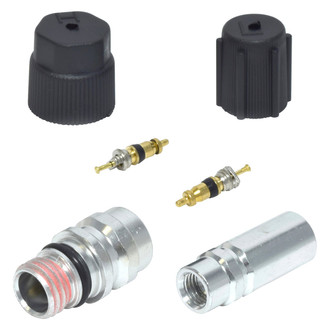 UAC® - A/C System Valve Core and Cap Kit