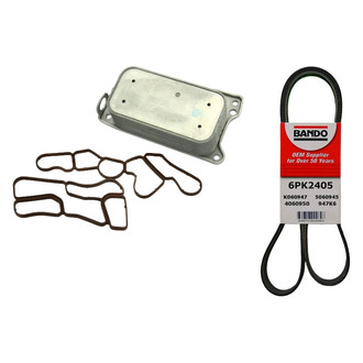 URO Parts® - 2-Pc Oil Cooler Kit
