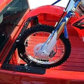 U.S. RACK® - Motorcycle Grip Truck Rack 3 Wheel Chocks