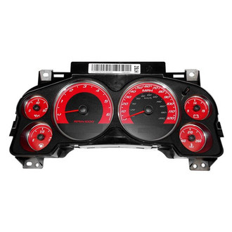 US Speedo® - Escalade Edition Gauge Face with Blue Night Lettering Color, Red, 120 MPH