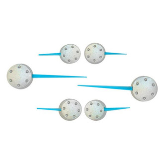 US Speedo® - Speedometer Needle Kit with Satin Hub, Blue