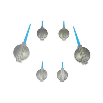 US Speedo® - Speedometer Needle Kit with Satin Hub, Blue