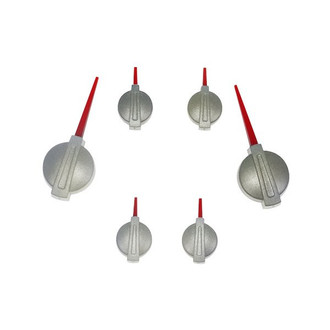US Speedo® - Speedometer Needle Kit with Satin Hub, Red