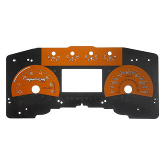 US Speedo® - Daytona Edition Gauge Face Kit with OEM Night Lettering Color, Orange, 140 MPH, 7000 RPM