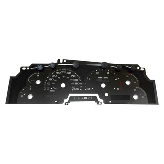 US Speedo® - Stealth Edition Gauge Face Kit, 100 MPH