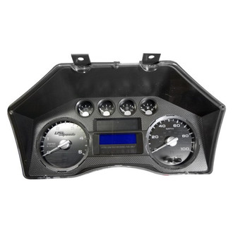 US Speedo® - Stealth Edition Gauge Face Kit, 100 MPH