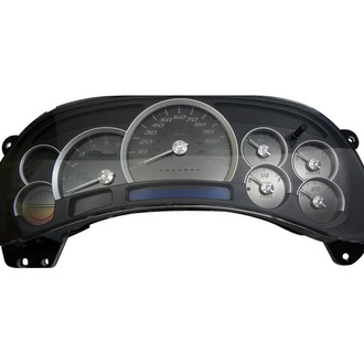 US Speedo® - Stealth Edition Gauge Face Kit, 120 MPH