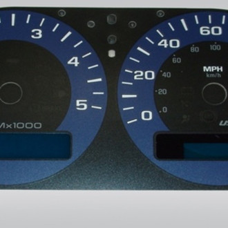 US Speedo® - Daytona Edition Gauge Face Kit, Blue