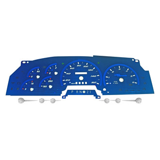US Speedo® - Aqua Edition Gauge Face Kit, 100 MPH