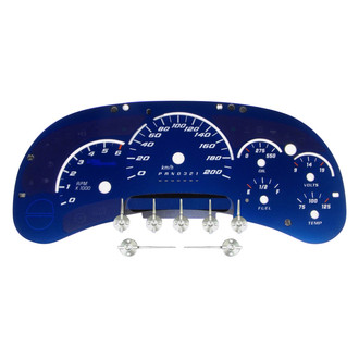 US Speedo® - Aqua Edition Gauge Face Kit, 120 MPH
