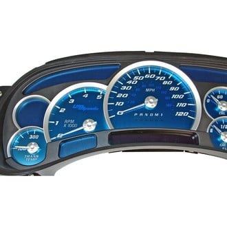 US Speedo® - Aqua Edition Gauge Face Kit, 120 MPH, 5000 RPM